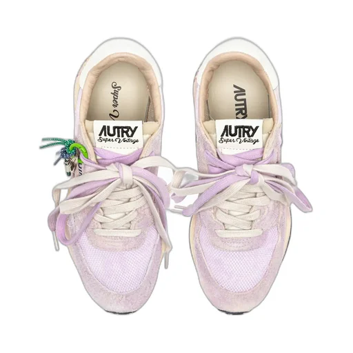 Autry Reelwind Super Vintage Lace-Up Sneakers