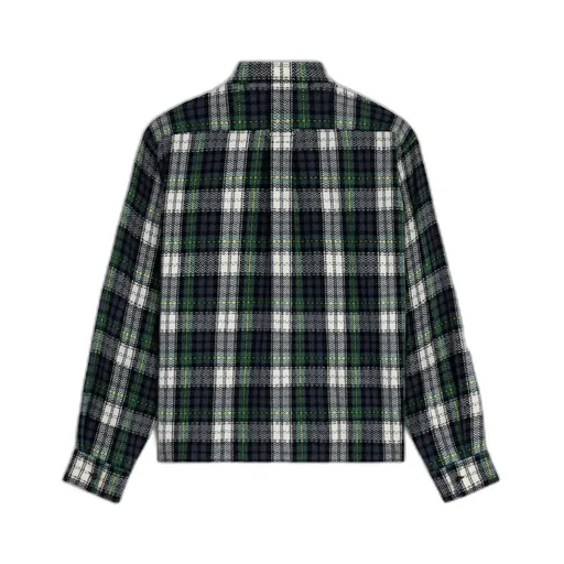 Overshirt In Tartan Cashmere
