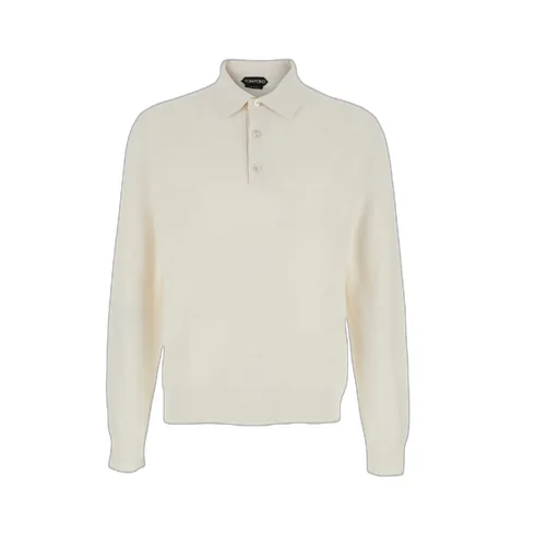 Tom Ford Long-Sleeved Knitted Polo Shirt