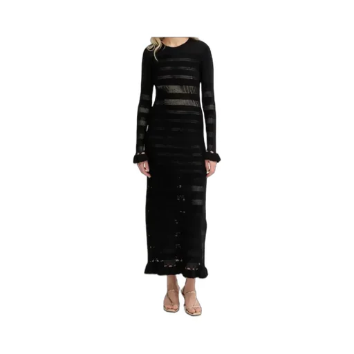 Twinset Long-Sleeved Ruffled Dress
