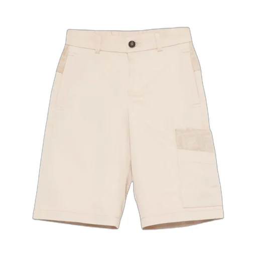 Fendi Kids Ff Motif Shorts