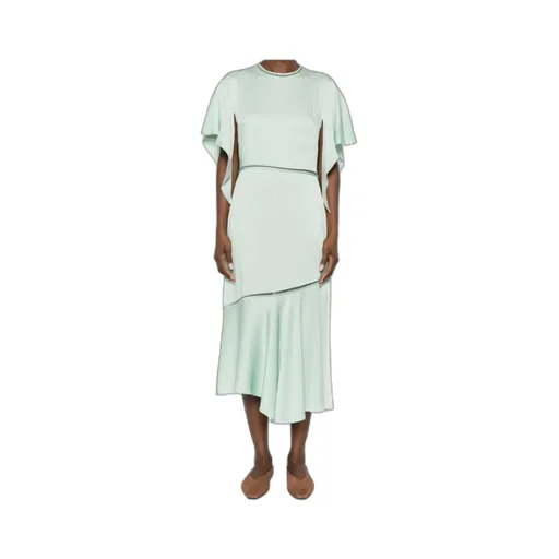 Ruffled Midi Dress