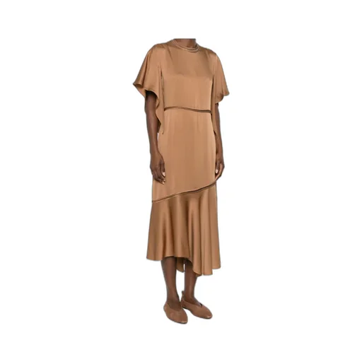 Ruffled Midi Dress
