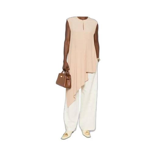 Fabiana Filippi Asymmetric Sleeveless Top