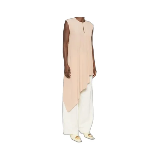 Fabiana Filippi Asymmetric Sleeveless Top