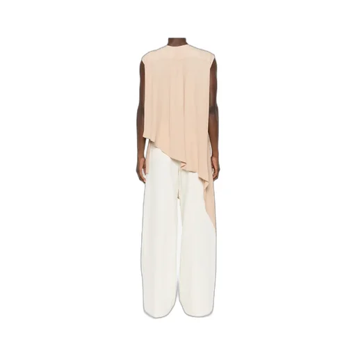 Fabiana Filippi Asymmetric Sleeveless Top