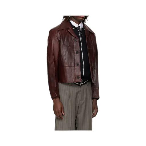 Nick's Button-Down Leather Jacket