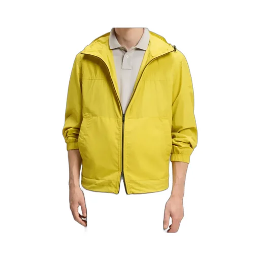 Regular-Fit Windbreaker In Water-Repellent Soft-Touch Fabric
