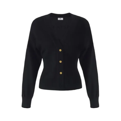 Elisabetta Franchi V-Neck Knitted Cardigan