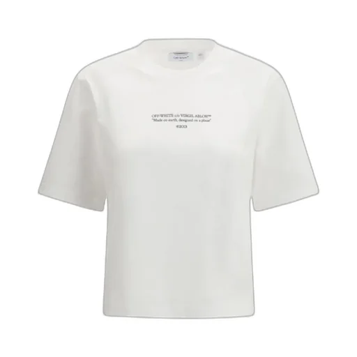 Off-White Made On Earth Designed On A Plane T-Shirt