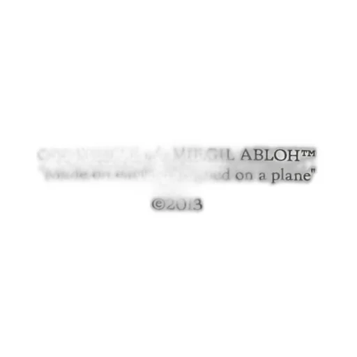Off-White Made On Earth Designed On A Plane T-Shirt