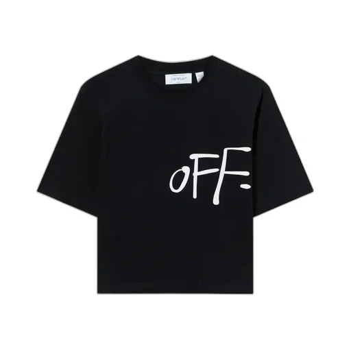 Off-White Short-Sleeved Crewneck T-Shirt