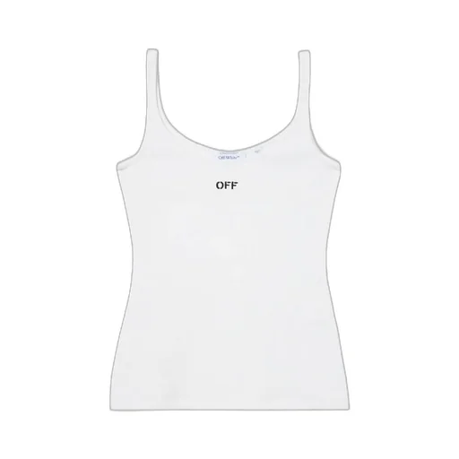 Off-White Off Stamp Rib Tank Top