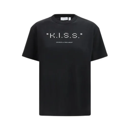 Off-White Kiss Quote T-Shirt