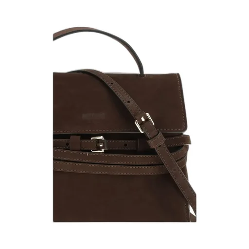 Moschino Tie Me Logo Embossed Tote Bag
