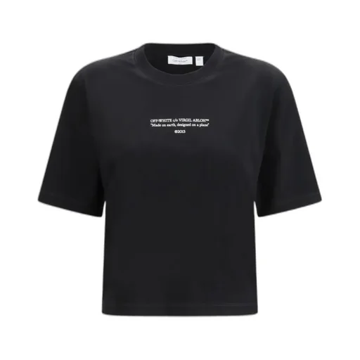 Off-White Made On Earth Designed On A Plane T-Shirt