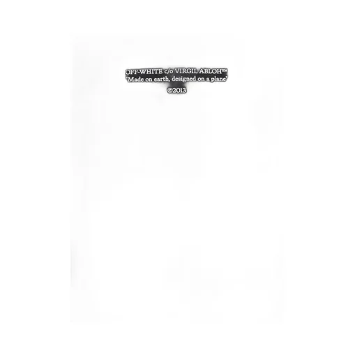 Off-White Made On Earth Designed On A Plane T-Shirt