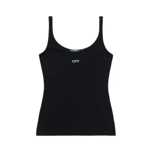 Off-White Off Stamp Rib Tank Top
