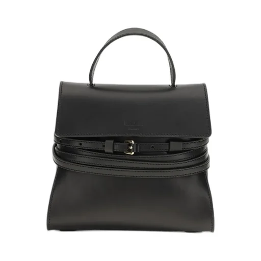 Moschino Tie Me Logo Embossed Tote Bag