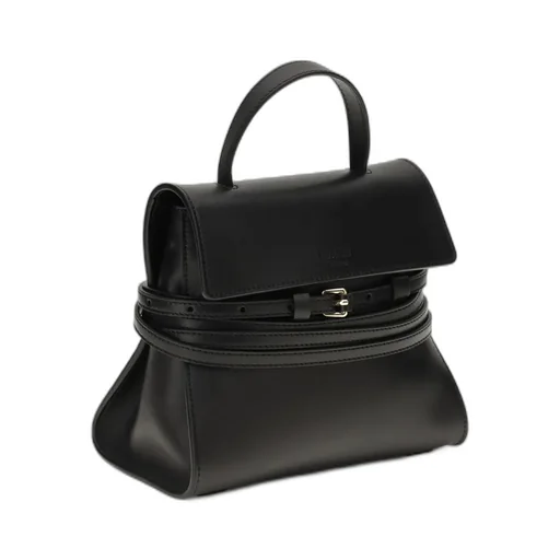 Moschino Tie Me Logo Embossed Tote Bag