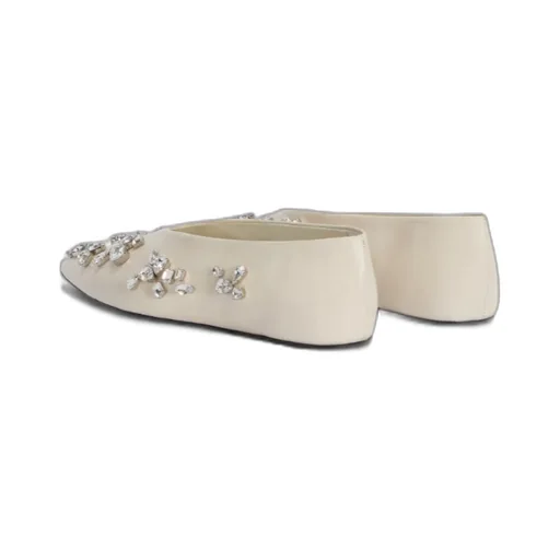 Jil Sander Embellished Ballerina Shoes