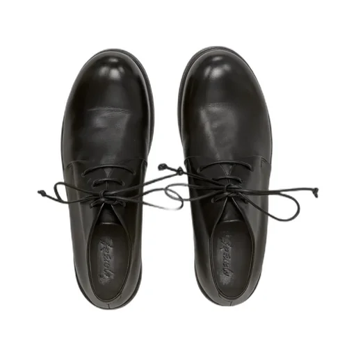 Zucca Zeppa Black Derby Shoes