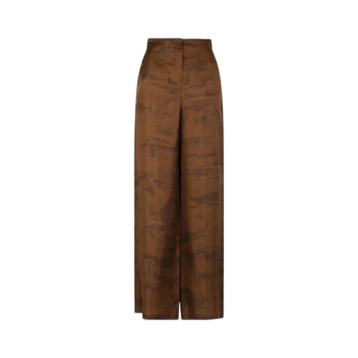 High-Waisted Casual Pants