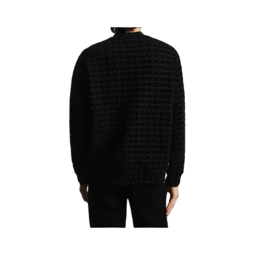 Logo-Embroidered Patterned Sweatshirt