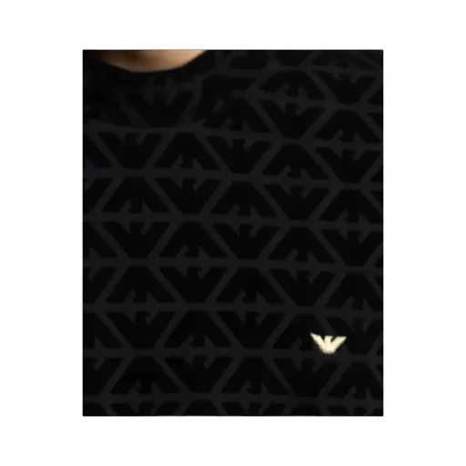 Logo-Embroidered Patterned Sweatshirt