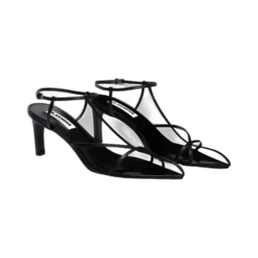 Jil Sander Pointed-Toe Heeled Sandals