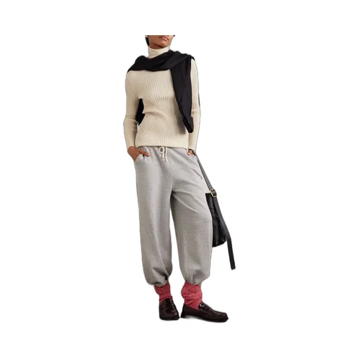 Ribbed Cashmere Turtleneck Sweater