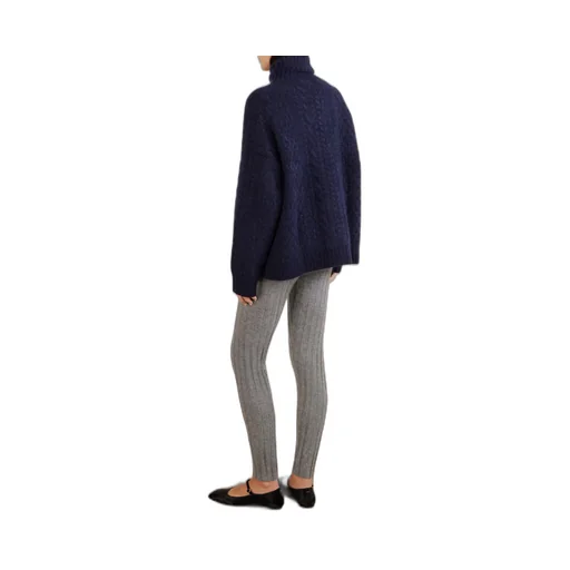 Cable Knit Blend Turtleneck Sweater