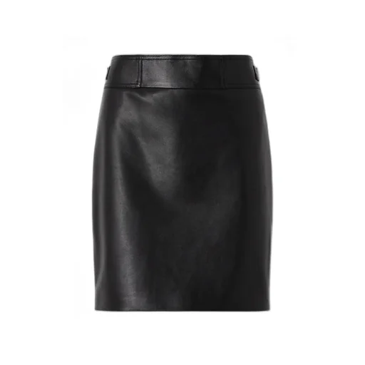 Leather Midi Skirt