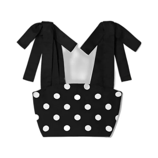 Polka Dot Knit Vest