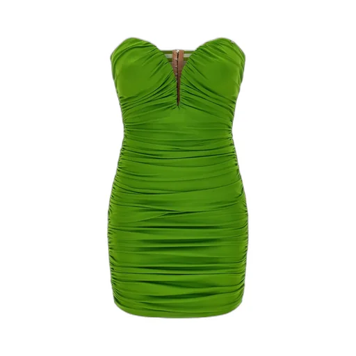 Elisabetta Franchi Heart Shaped Neckline Mini Dress