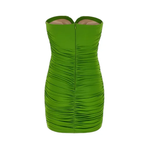 Elisabetta Franchi Heart Shaped Neckline Mini Dress