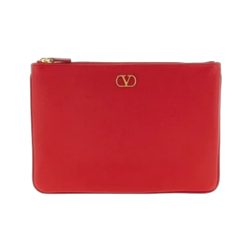 Valentino	Vlogo Signature Zip-Up Clutch Bag