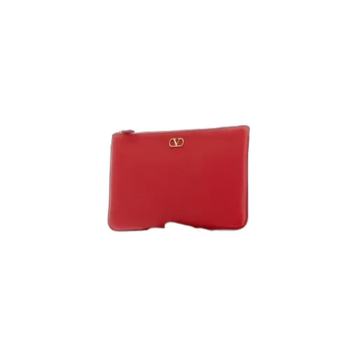 Valentino	Vlogo Signature Zip-Up Clutch Bag