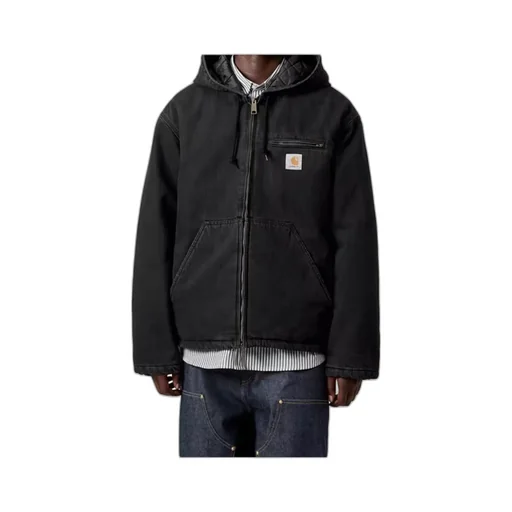 Carhartt Wip Cleveland Hooded Zipped Denim Jacket