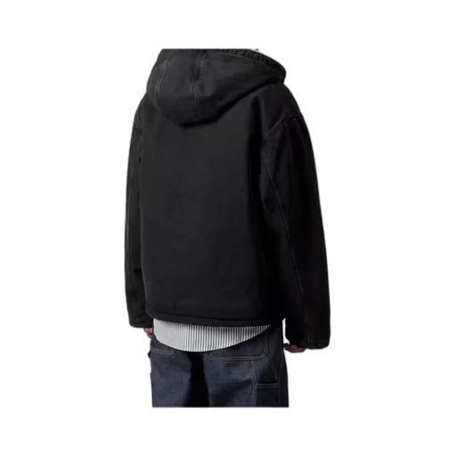 Carhartt Wip Cleveland Hooded Zipped Denim Jacket
