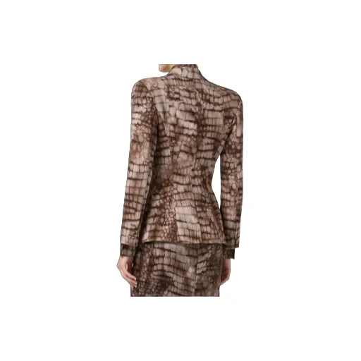 Elisabetta Franchi Printed CrÊPe Jacket