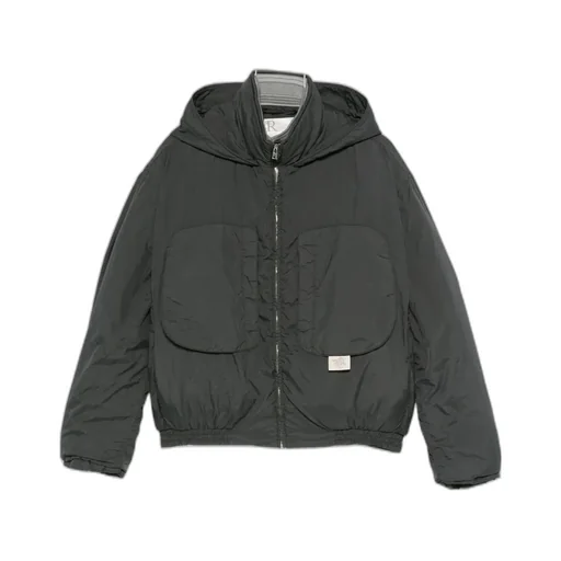 Patch-Pocket Hooded Jacket