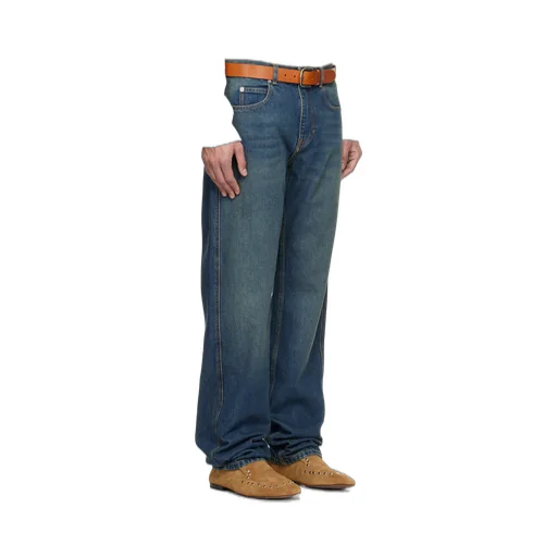 Faded Detail Jeans