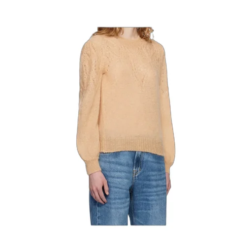 Openwork Long-Sleeved Sweater