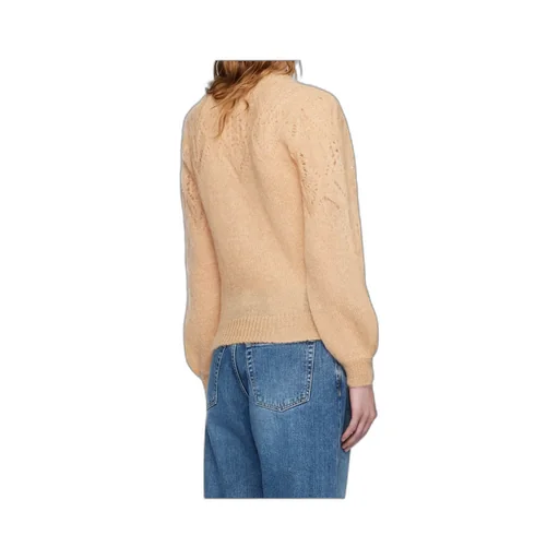 Openwork Long-Sleeved Sweater