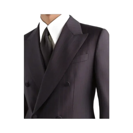 Dolce & Gabbana Double-Breasted Pinstriped Blazer