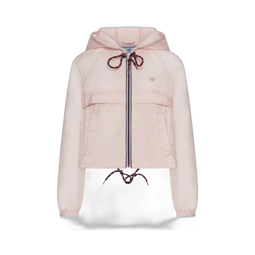 Prada Zip-Up Hooded Jacket