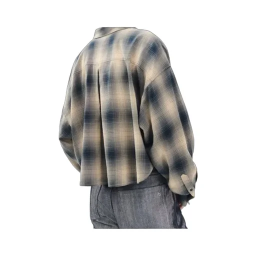 Marin Cropped Plaid Shirt