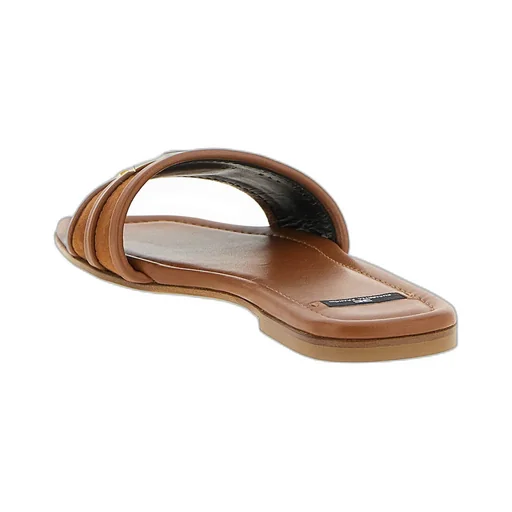 Elisabetta Franchi Logo Plaque Slip-On Slides