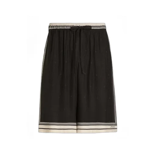 Dolce & Gabbana Stripe Printed Vanity Bermuda Shorts